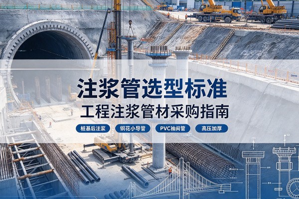广南注浆管选型标准