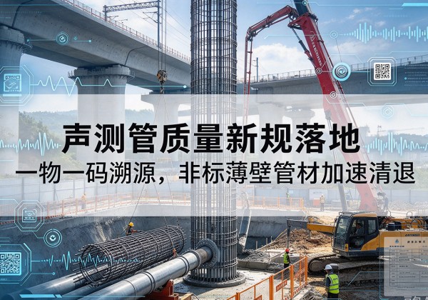 广南声测管质量新规落地，一物一码溯源，非标薄壁管材加速清退