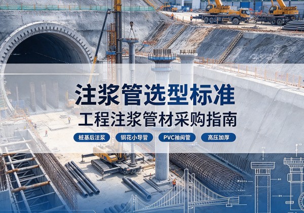 广南注浆管选型标准